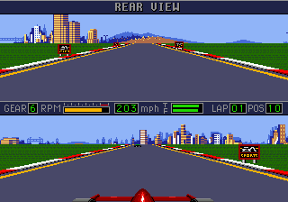 Mario Andretti Racing (USA, Europe) In game screenshot
